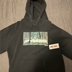 Full Send Black Hoodie (The Last Rona)